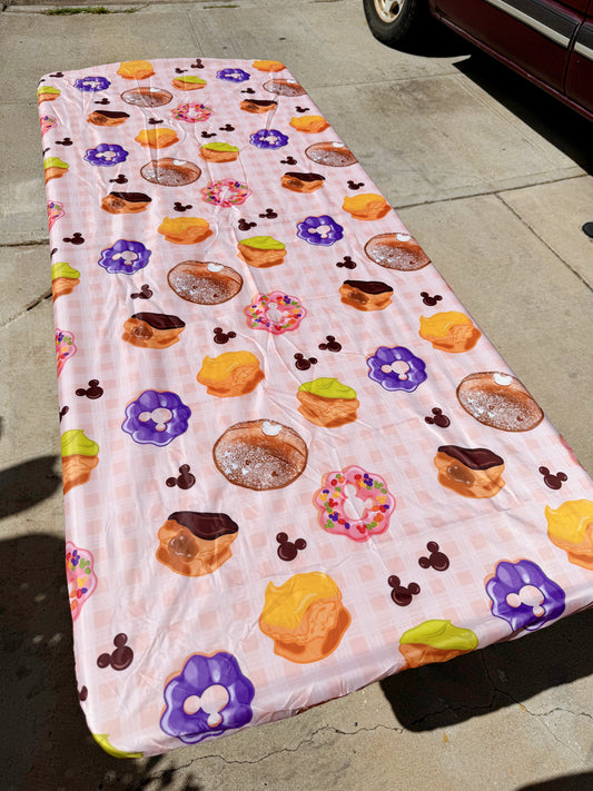 6 foot Table Cover - Local Sweets (Pink)