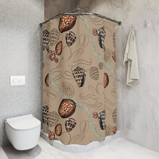 Shower Curtain - Tako & Shells