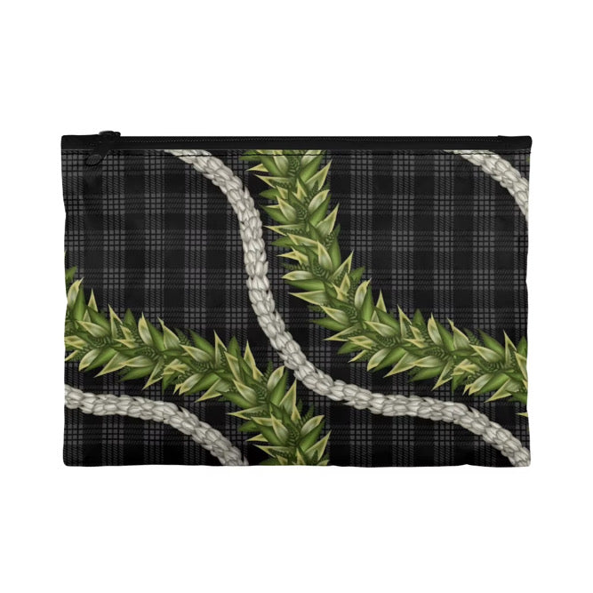 Waterproof Paper Pouch - Palaka Lei (Black)