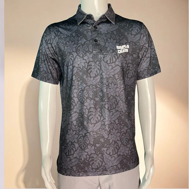 Men's Polo Collar Shirt - All Ovah Floral