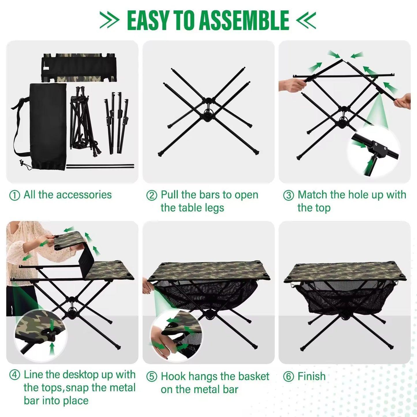 Holoholo Foldable Table - Tako & Shells