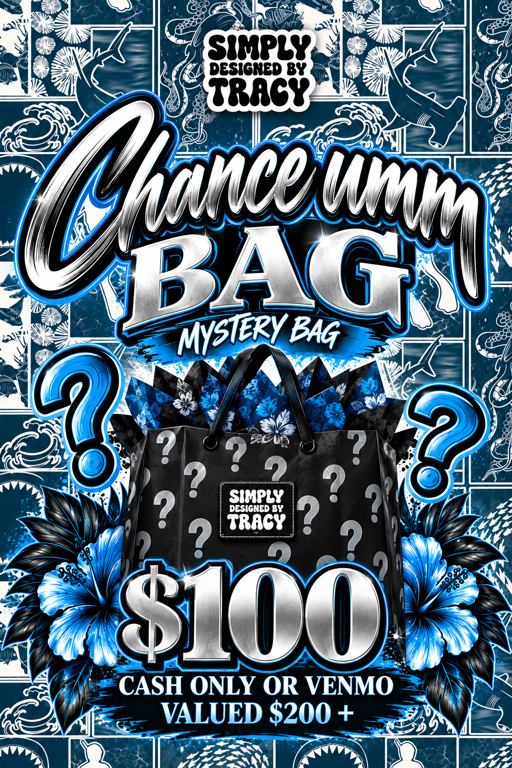 Chance Em Bag Value $200 (Online Only)