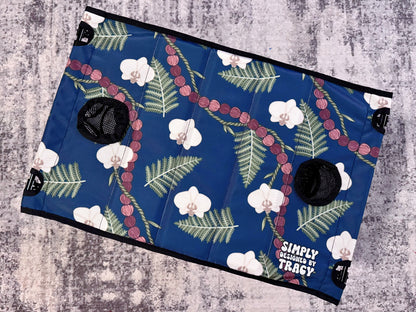 Holoholo Table w/Cup Holdahs - Kukui Orchid