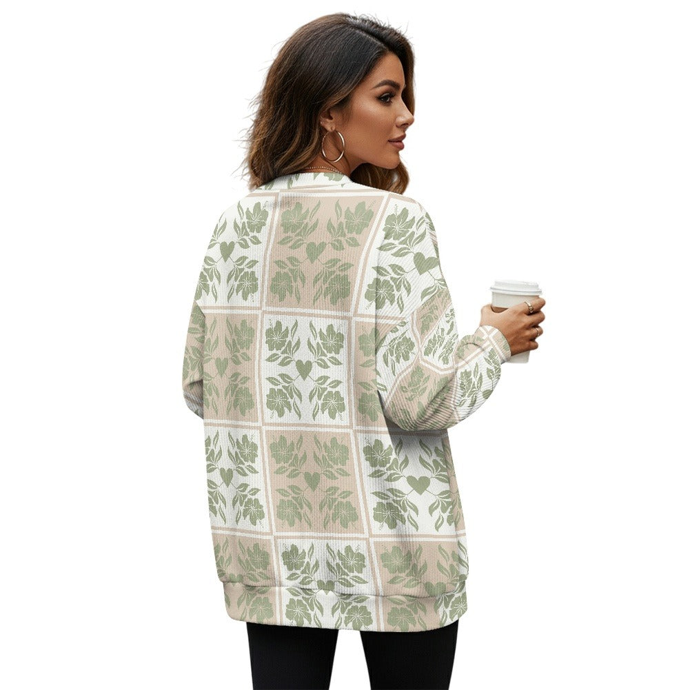 Cardigan - Hibiscus Love Quilt