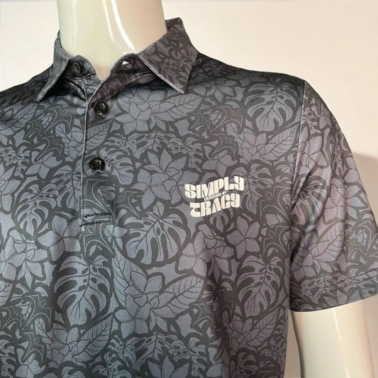 Men's Polo Collar Shirt - All Ovah Floral