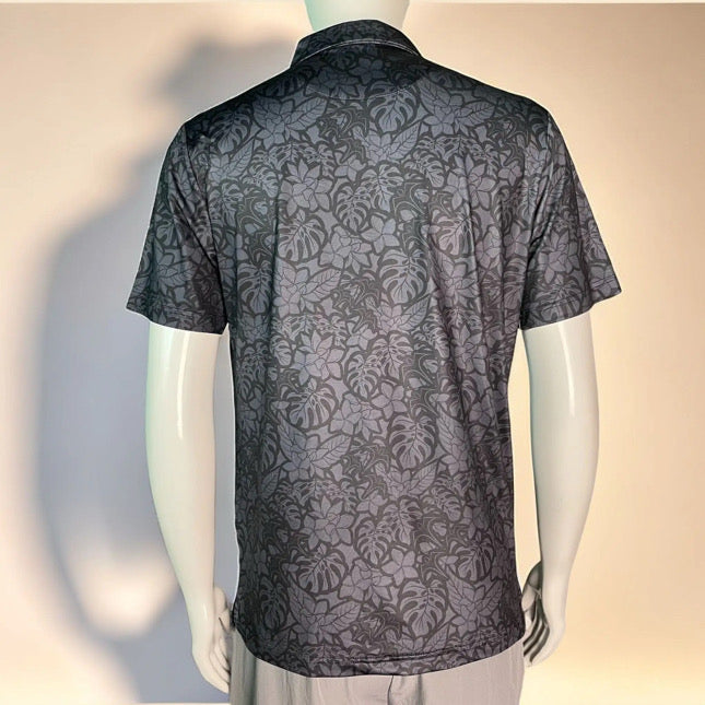 Men's Polo Collar Shirt - All Ovah Floral