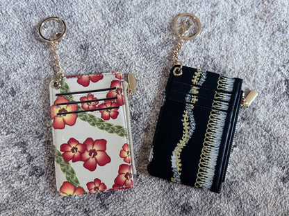 Compact Card Wallet Keychain