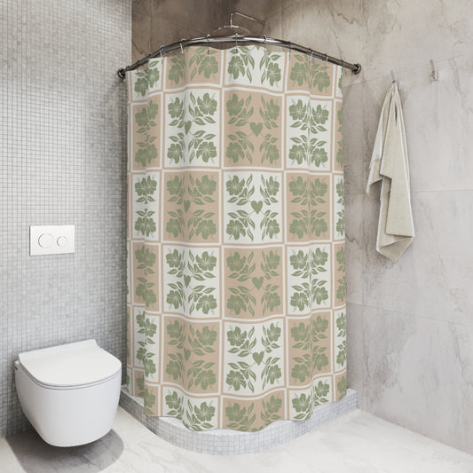 Shower Curtain - Hibiscus Love Quilt