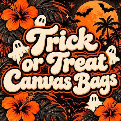 Trick Or Treat Canvas Bags