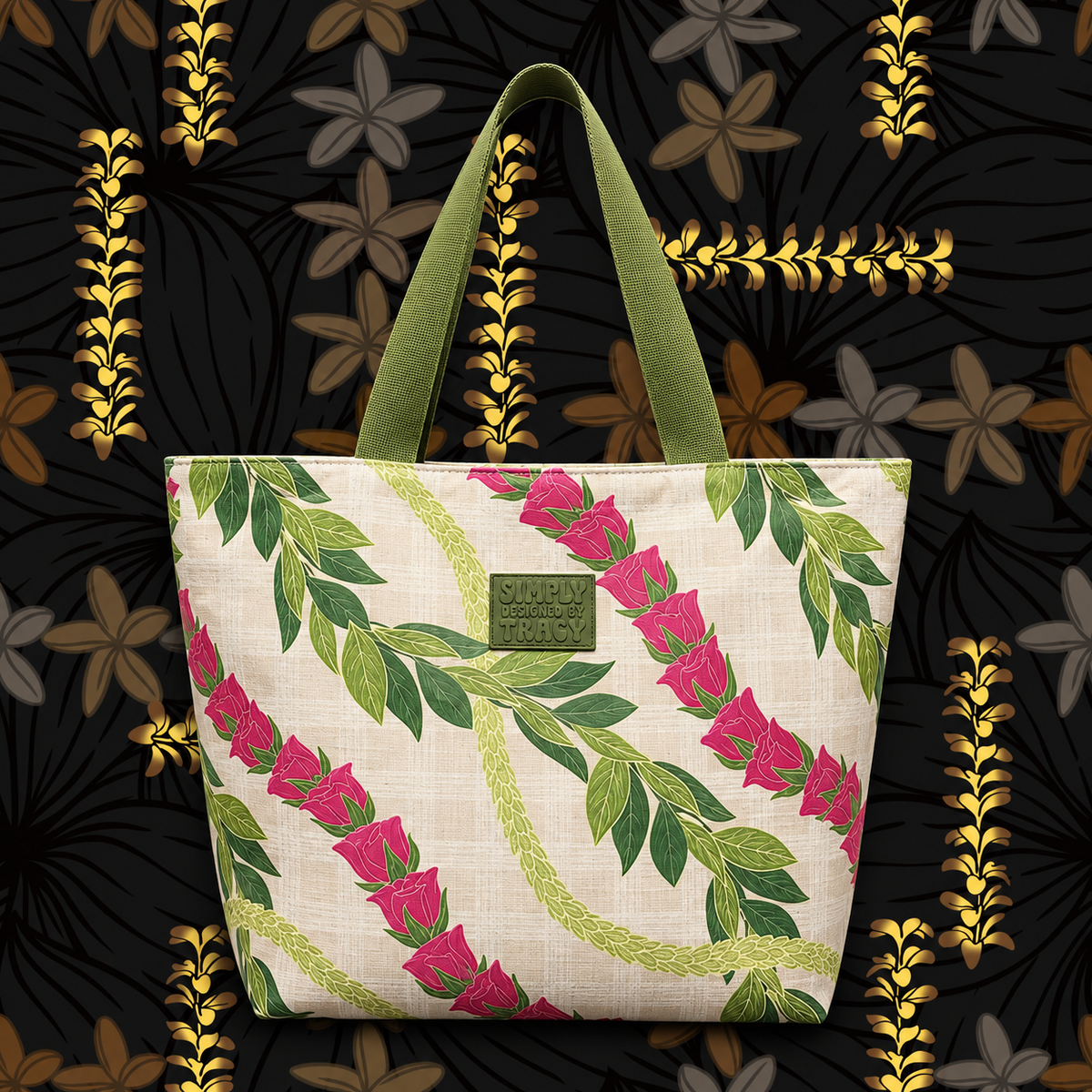 Tote Bag - Lokelani Maile Lei