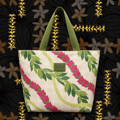 Tote Bag - Lokelani Maile Lei