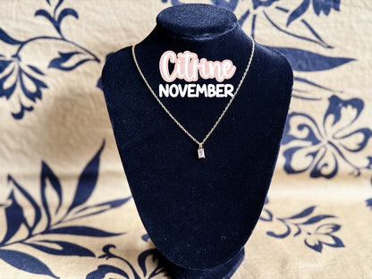 Birthstone Necklace
